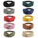 LASAION Headbands for Women 10 Pack Twist Knotted Stretchy Hair Bands 10 Pack (E)