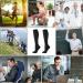 2 Pairs XXL Black Compression Socks - 20-25 mmhg for Men and Women, Ideal for Varicose Veins, Running, Travel, Nursing, Pregnancy - Buy Online on GoSupps.com