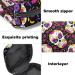 Stylish Menstruation Pad Bag with Zipper - Forale Mexican Sugar Skull Design | Women's Tampon & Napkin Collection Bag - Buy Online on GoSupps.com