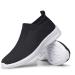 Vibdiv Women s Sneakers - Lightweight Comfortable Casual Office Flat Shoes - Black & White 43 EU - Buy Online on GoSupps.com