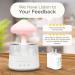 Mushroom Rain Humidifier | Essential Oil Diffuser with Calming Sounds | Bedroom Night Light & Aromatherapy | International Shipping Available - Buy Online on GoSupps.com