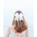 AMYDECOR 7 Inch Jumbo White Hair Bow Clips for Girls and Women - Alligator Hair Accessories - Buy Online on GoSupps.com
