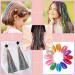 48 Hair Tinsel Kit - 16 Colors, 4800 Strands - Glitter Hair Extensions for Women, Girls, Kids - Heat Resistant Fairy Tinsel Accessories - Buy Online on GoSupps.com