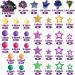 DRWATE 46 PCS Let s Glow Cake Toppers Glow in Dark Cake Decorations for Neon Birthday Engagement Wedding Party Decorations Supplies (01) - Buy Online on GoSupps.com