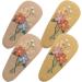 minkissy 4 Pairs Hairpin Fabric Hair Clip Toddler Hair Barrette Snap Hair Barrettes Rustic Headband Fabric Flower Hair Clip Wrapped Hair Barrettes Girl Cute Hair Alloy Baby Spring Ponytail - Buy Online on GoSupps.com