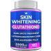 Glutathione Whitening Pills - 180 Capsules 2000mg Glutathione - Effective Skin Lightening Supplement - Dark Spots  Melasma & Acne Scar Remover  Hyperpigmentation Treatment - Anti-Aging Antioxidant