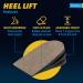Adjustable Heel Lifts for Men & Women - 3 Layers (1/8" to 3/8") | Height Discrepancy & Achilles Tendonitis | Comfortable Shoe Inserts - Buy Online on GoSupps.com