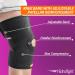 Knee Brace with Adjustable Patellar Support for Pain Relief | Compression Sleeve for Meniscus Tears Arthritis & Stability - One Size Black - Buy Online on GoSupps.com