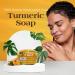 RA COSMETICS 100% Natural Turmeric Soap Bar | Brightening Detoxifying Cleansing Bar for Dark Spots & Oil Control | Handcrafted for All Skin Types - Buy Online on GoSupps.com