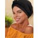 3-Piece Head Wrap Turban Set - Pre-Tied Twisted Braid Hair Cover, Headwrap Hats for Women & Girls in Black, Gray, and Light Blue - Classy Style - Buy Online on GoSupps.com
