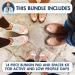 Dr. Frederick's Super Bunion Treatment Bundle - 14PC Kit with Sleeves | Bunion Corrector Splints Pads Bootie Cushions - Buy Online on GoSupps.com