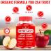 Apple Cider Vinegar Gummies - Keto ACV with Probiotics & Vitamin B12 | 2000mg Vegan Detox & Digestion Support - 60 Count - Buy Online on GoSupps.com