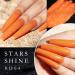 VENALISA Bright Orange Reflective Glitter Gel Polish Sparkling Shiny Disco gel Nail Polish Long Lasting soak off Nail Drying Under UV LED Lamp Nail Art Summer Nail Salon BD04 - Buy Online on GoSupps.com