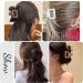 Small Square Hair Claw Clips for Thin Hair 1.6 Inch Medium Size Rectangle Hair Clips Matte Non-Slip Hair Accessories for Women and Girls (8-Multi Colour) - Buy Online on GoSupps.com