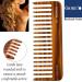 Giorgio G49 Large 5.75 Inch Hair Detangling Comb - Wide Teeth for Thick Curly Wavy Hair - Handmade of Quality Cellulose - Tortoiseshell Comb for Wet and Dry Hair - Buy Online on GoSupps.com