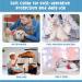 Adjustable Soft Cat Cone Collar | Starry Sky Blue | Postoperative Recovery and Waterproof Protection | Comfortable for Cats, Kittens, Dogs, Rabbits | Small Size - Buy Online on GoSupps.com