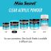 Mia Secret Clear Acrylic Powder 2 oz | Professional Nail Powder for Acrylic Nails | Ideal for Acrylic Nail Kits & Sets | Compatible with Monomer Acrylic Liquid - Buy Online on GoSupps.com