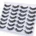 Mebver 8D Fluffy False Eyelashes - 14 Pairs Pack, Wispy Faux Mink Cat Eye Lashes - Buy Online on GoSupps.com
