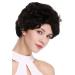WIG ME UP - NG-HH-13-1B Wig women men human hair short wavy fashionable black