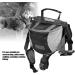 Dog Saddle Bag Waterproof Nylon Backpack with Reflective Strip for Small Medium & Large Dogs - Comfortable & Breathable (Black M) - Buy Online on GoSupps.com