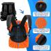 6 Pcs Woanger Waterproof Rain Cover for 20-60 L Backpacks | Ultralight, Reflective Strip, Adjustable Buckle | Ideal for Hiking, Camping, Cycling - Buy Online on GoSupps.com