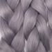 Tess Braids Extensions 60 cm - 3 Pack Jumbo Kanecalon Hair Braids | Silver Gray Box Braids - 100g/Bundle - Buy Online on GoSupps.com
