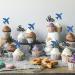 INNORU Bon Voyage Cupcake Toppers Travel Theme Party Cupcake Decor Moving Away Going Away Airplane Sign Baby Shower Graduation Retirement Party Decorations Supplies Pack of 24 Glitter - Buy Online on GoSupps.com