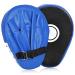 2PCS Boxing Mitts, MMA Punching Focus Mitts, Kickboxing Muay Thai Pads, Training Boxing Target Pads/Gloves, Martial Arts for Youth, Men & Women Gift (PU Leather) Blue