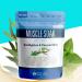 Epsom Salt Muscle Soak Bath Salt with Peppermint and Eucalyptus Essential Oils - 32oz, Vitamin C, BPA Free Pouch - 2lb Pack - Buy Online on GoSupps.com