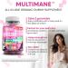 Clean Nutraceuticals Biotin Collagen Keratin Gummies | Hair Skin and Nails Vitamins for Women | Hyaluronic Acid Bamboo Vitamin A C D3 E Folate with Saw Palmetto Silica B3 B12 Vegan Gummy - Buy Online on GoSupps.com