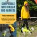 Dogopal Waterproof Dog Raincoat - Yellow Reflective Jacket for Small & Large Dogs - Breathable Mesh XXL Rain Protection - Buy Online on GoSupps.com