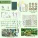 378pcs Green Vintage Scrapbook Kit | Aesthetic Stickers, Paper, and Supplies for Scrapbooking | Luxuriant Green Theme | Stationery and Craft Supplies for Girls and Women - Buy Online on GoSupps.com