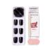 KISS imPRESS Gel Nail Kit - All Black Press-On Manicure with PureFit Technology | Includes Prep Pad, Mini File & 30 Nails - Buy Online on GoSupps.com