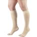 Truform 20-30 mmHg Aloe Infused Compression Stockings - Knee High Open Toe Beige Large - 1 Pair for Optimal Support - Buy Online on GoSupps.com