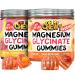 OH MY CHEWY Magnesium Gummies Bundle 2 Bottles (60 Each) Strawberry Banana & Peach Mango