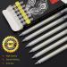 MARTCOLOR White Gel Pens Set 6 Pack 0.8mm Fine Point Pens Gel Ink Pens For Artists Archival Ink Pens White highlight Pens for Black Paper Drawing Illustration Sketching Writing - Buy Online on GoSupps.com