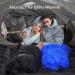LUXCOL Down Camping Blanket - 700 Fill Power Puffy, Warm & Water Resistant - Lightweight & Portable for Outdoor Travel & Camping - Black - Buy Online on GoSupps.com