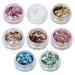 Nail Glitter Flakes Mixed Nail Sequins Apply Directly 8 Boxes Glitter for Nails for Nail Salon for Family for Nail School for DIY Nail Art