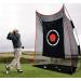 Doubleriver Golf Target Cloth - Replacement Hitting Target for Indoor/Outdoor Practice - 5X6FT - Black - Buy Online on GoSupps.com