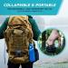 KIZEN Solar Lantern - Collapsible LED Camping Lantern - Rechargeable Solar - USB Portable Lamp and Phone Charger for Emergency  Power Outage  Hurricane - Tent Lights  Hiking  Backpacking Gear  Blue - Buy Online on GoSupps.com