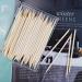 EAONE 100PCs Wood Nail Sticks Cuticle Pusher Remover - Double Sided Natural Manicure Tools in Plastic Case - Buy Online on GoSupps.com
