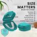 Retainer Case (2 Pack) with Vent Holes - Teal: Denture, Mouth Guard, Aligner Storage - Buy Online on GoSupps.com