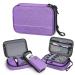 SITHON Diabetic Supplies Organizer Case with Hand Strap, Water Resistant Portable Storage Travel Bag for Insulin Pens, Glucose Meter, Blood Sugar Test Strips and Other Diabetic Supplies (Purple)