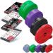 Fitness band Pull Up Resistance Band Tapping Aid + Training Book - The Proofing Train Resistance Band |Home Gym Equipment: Sportband Pullup Dip Bar Climatic Band Calisthenics Bodybuilding Training Band Set 4 Series