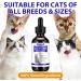 Lysine for Cats L-Lysine for Cat Immune Support Allergy Relief Sneezing & Runny Nose with Colostrum Taurine Vitamins - Roast Chicken Flavor - 60ml/2oz - Buy Online on GoSupps.com