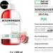 5000 ml NATURMEDIN Edible Rose Water - 100% Natural Cosmetics - Pack of 5 (1L each) for Ultimate Skincare - Buy Online on GoSupps.com