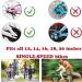 DREAMWIN Bicycle Mute Training Wheels - Red, for 12-20 inch Single Speed Bikes - Buy Online on GoSupps.com