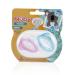 Nuby Natural Flex Silicone Oscillating Cherry Pacifier 0-6 Months - 2 Piece Set - Buy Online on GoSupps.com