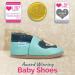 Soft Sole Baby Shoes for 0-6 Months | Leather Toddler Shoes with Happy Elephant Design - Buy Online on GoSupps.com