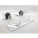 geckoshop.co.uk Magnetic Reptile Feeding Ledge (Small Clear) Small Clear